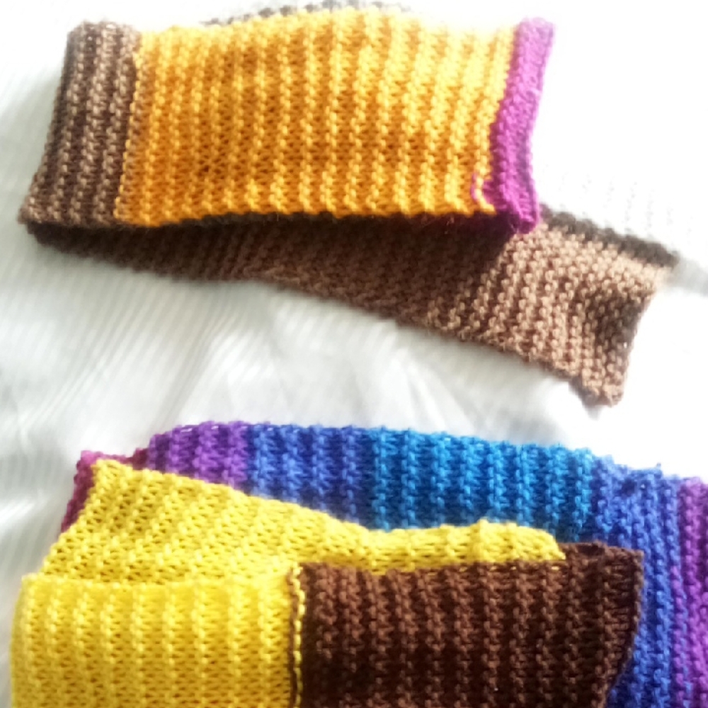 Colorful Knit Scarf